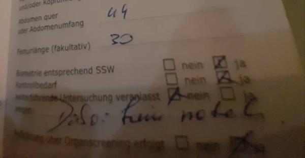 Bild zu Kann das jemand entziffern? - Forum für Oktober - Mamis