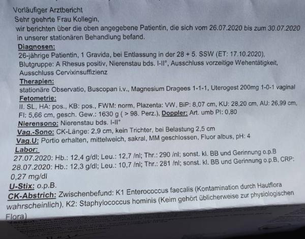 Bild zu Arztbrief - Forum für Oktober - Mamis