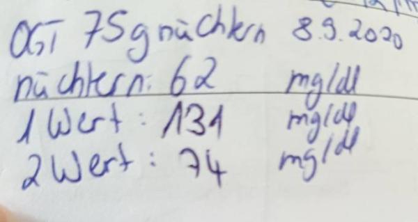 Bild zu Update zuckertest - Forum für Oktober - Mamis