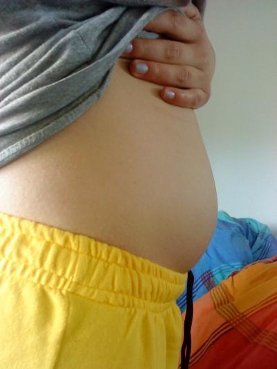 Bild zu mein bauch mittlerweile - Forum für November - Mamis