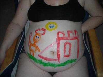 Bild zu mein mann hat auch mal gemalt - Forum für November - Mamis