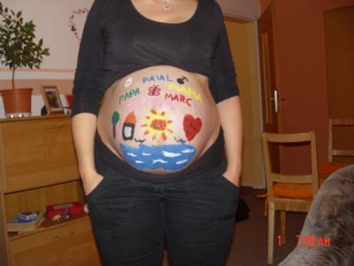 Bild zu Meine Tochter hat sich kreativ betätigt ......... - Forum für November - Mamis