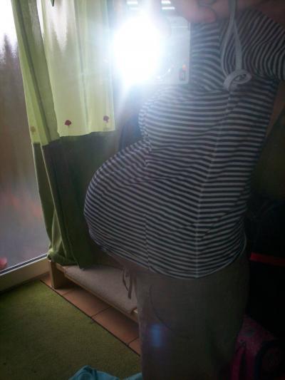 Bild zu Heute VU....und mal wieder ein Bauchrunden-Bild.... - Forum für November - Mamis