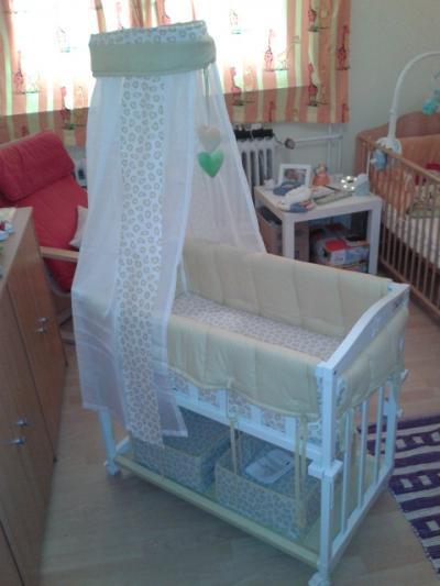 Bild zu Verkauf Roba Stubenwagen/Wiege in weiß im Safari Design - Forum für November - Mamis