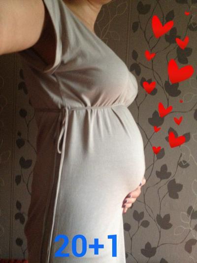 Bild zu Bauchbild nachgeholt + gepimptes Lidl Kleid - Forum für November - Mamis