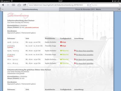 Bild zu Übernimmt die KK den kompletten Geburtsvorbereitungskurs? - Forum für November - Mamis