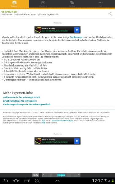 Bild zu fuer sodbrennen geplagte - Forum für November - Mamis