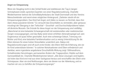Bild zu regulations Störung mal ein Bericht . - Forum für November - Mamis