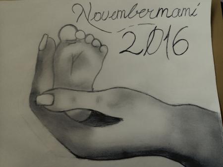 Bild zu Nach langem mal wieder künstlerisch aktiv :) - Forum für November - Mamis