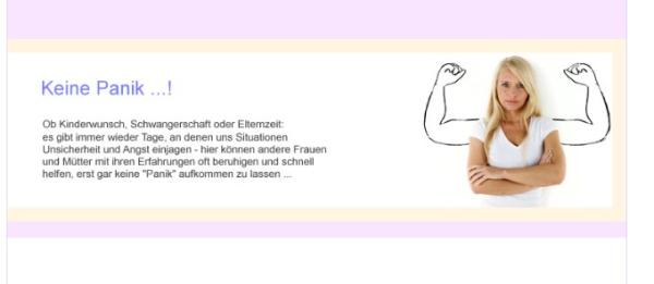 Bild zu Neues Forum - Keine Panik? - Forum für November - Mamis