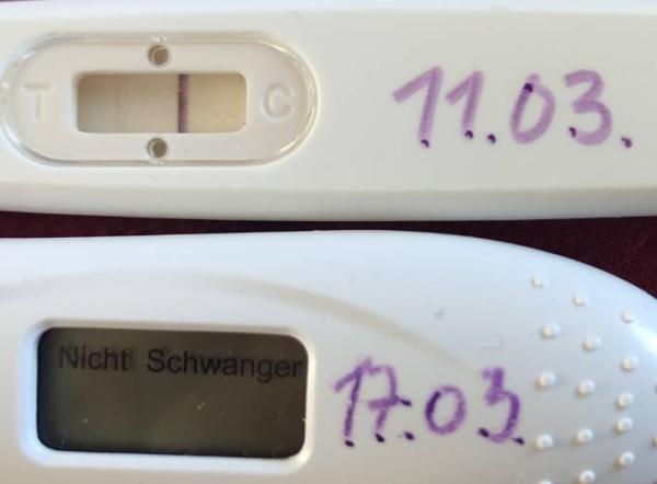 Bild zu SS-Test nach sechs Tagen wieder negativ? - Forum für November - Mamis