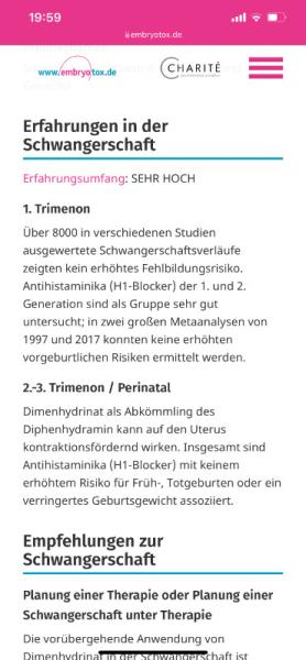 Bild zu Vomex gegen Übelkeit? - Forum für November - Mamis