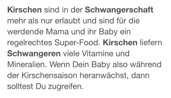 Bild zu Esst Kirschen Mädels 😄 - Forum für November - Mamis