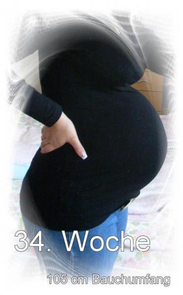 Bild zu Bauchfoto 34. Woche - Forum für Dezember - Mamis