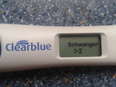 Bild zu Hier noch das Bild von meinem Test :-) *stolz bin* - Forum für Dezember - Mamis