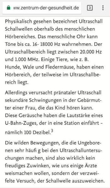 Bild zu Nebenwirkungen Ultraschall - Forum für Dezember - Mamis