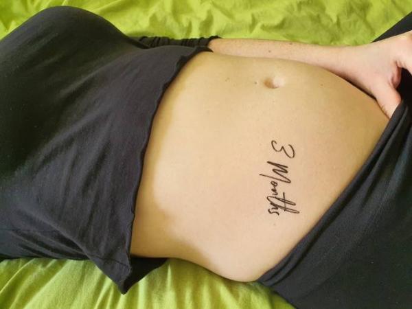 Bild zu Babybauch Tattoos - Forum für Dezember - Mamis