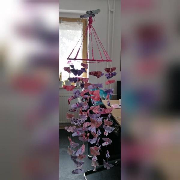 Bild zu Schmetterling mobile fertig - Forum für Dezember - Mamis