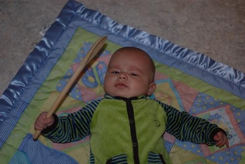 Bild zu HAHA Guckt mal wer mir heute beim kochen geholfen hat - Baby Forum - Allgemeine Themen