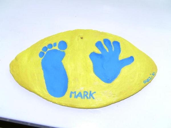 Bild zu Hier mein Salzteigabdruck für SchwiMa - Baby Forum - Allgemeine Themen