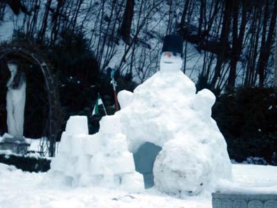 Bild zu wollte euch noch unser cooles iglu zeigen - Baby Forum - Allgemeine Themen