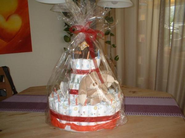 Bild zu windeltorte erster versuch - Baby Forum - Allgemeine Themen