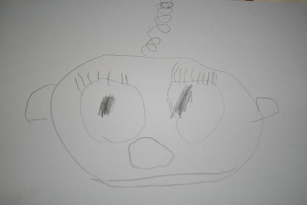 Bild zu Meine Tochter ( 3 ) hat mich gemalt .... - Baby Forum - Allgemeine Themen