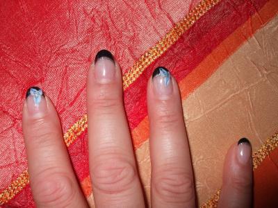 Bild zu will auch mal meine nägel zeigen...ist alles geschmackssache...diemal kein weiß. - Baby Forum - Allgemeine Themen