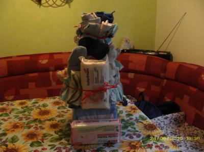 Bild zu windeltorte fertig, nur noch - Baby Forum - Allgemeine Themen