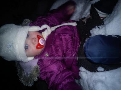 Bild zu wir haben nun fast schon 60 cm schnee fotos von spazieren gehen grad eben - Baby Forum - Allgemeine Themen