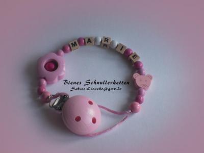 Bild zu Süße ~~Schnullerketten mit Wunschnamen~~ - Baby Forum - Allgemeine Themen