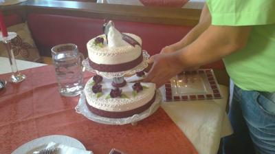 Bild zu wollte noch mal unsere hochtzeits, torte zeigen - Baby Forum - Allgemeine Themen