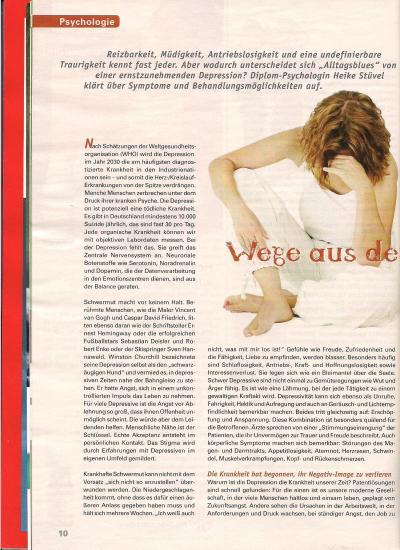 Bild zu interessanter artikel zum thema depressionen - Baby Forum - Allgemeine Themen