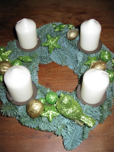Bild zu @susafi und alle anderen, die meinen Adventskranz sehen wollen! ;-) - Baby Forum - Allgemeine Themen