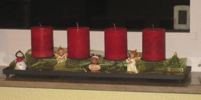 Bild zu Adventsleuchter mal ganz anders (mit Foto) - Baby Forum - Allgemeine Themen