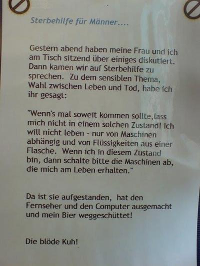 Bild zu sterbehilfe für männer - Baby Forum - Allgemeine Themen