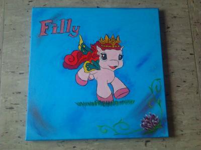 Bild zu das filly bild für meine nichte ist auch endlich fertig - Baby Forum - Allgemeine Themen