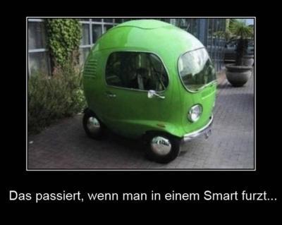Bild zu :-) Das passiert wenn man in einen Smart ..... - Baby Forum - Allgemeine Themen
