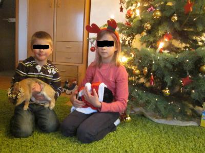 Bild zu Bei uns waren heute der Weihnachtsmann und das Christkind zu besuch - Baby Forum - Allgemeine Themen