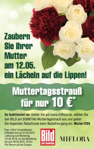 Bild zu Bild-Coupon für Muttertagsstrauß - Baby Forum - Allgemeine Themen