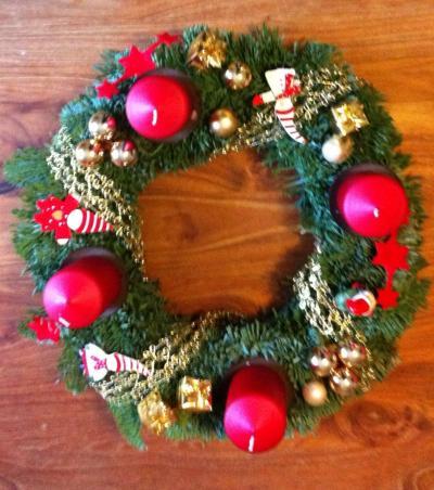 Bild zu Sodele, ich hab' den Adventskranz fertig;-) - Baby Forum - Allgemeine Themen