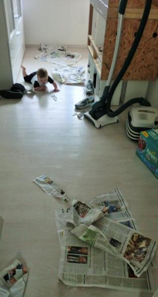 Bild zu ich war nur 5 min im bad!!! - Baby Forum - Allgemeine Themen