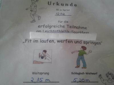 Bild zu Erste Sport Urkunde beim ersten Sportfest - Baby Forum - Allgemeine Themen