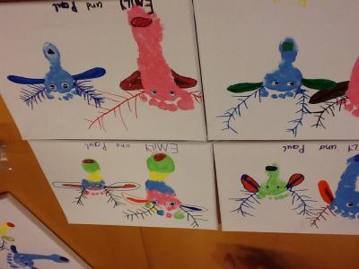 Bild zu selbstgemachtes mit hÄnden oder füßen - Baby Forum - Allgemeine Themen