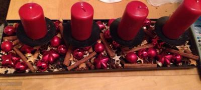 Bild zu Mein adventskranz/Gesteck/whatever :) - Baby Forum - Allgemeine Themen