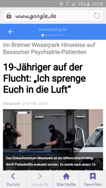 Bild zu Au wei --- Meldung aus Bremen! Einkaufszentrum evakuiert - Baby Forum - Allgemeine Themen