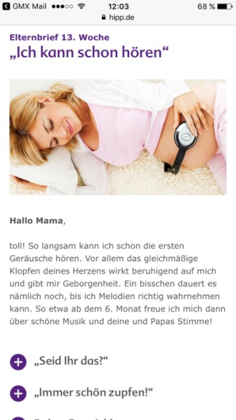 Bild zu Kindsbewegung spueren nochmal - Baby Forum - Allgemeine Themen