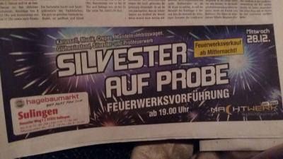 Bild zu ist das bei euch auch?? "Silvester auf Probe" beim Hagebau... - Baby Forum - Allgemeine Themen
