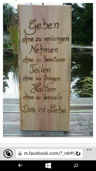Bild zu Holztafel mit Spruch - mit Satzzeichen oder ohne? - Baby Forum - Allgemeine Themen
