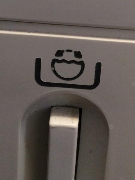 Bild zu Hilfe, was bedeutet dieses Symbol (fremde Waschmaschine). Gern DK-Ursel... - Baby Forum - Allgemeine Themen